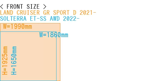 #LAND CRUISER GR SPORT D 2021- + SOLTERRA ET-SS AWD 2022-